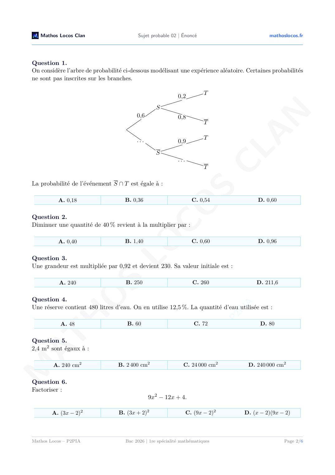 Énoncé Sujet 02 - page 2